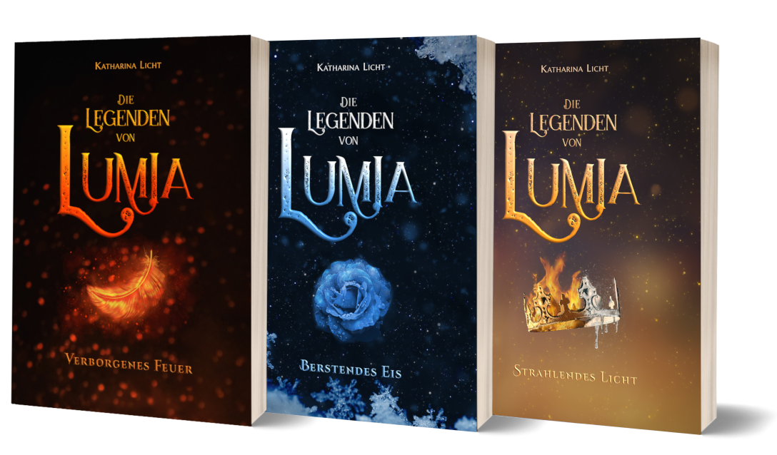 Alle drei Cover Lumia-Trilogie